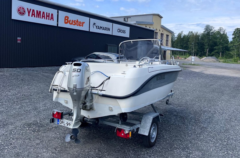 AMT 160 R + Honda BF 50