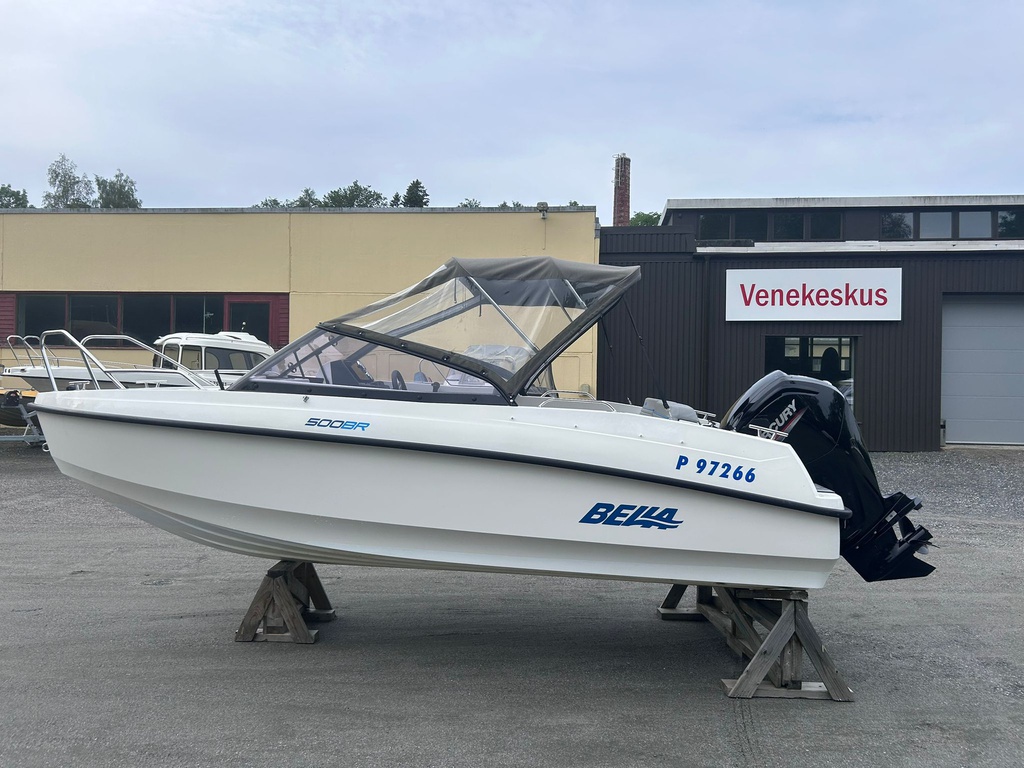 Bella 500BR + Mercury F80