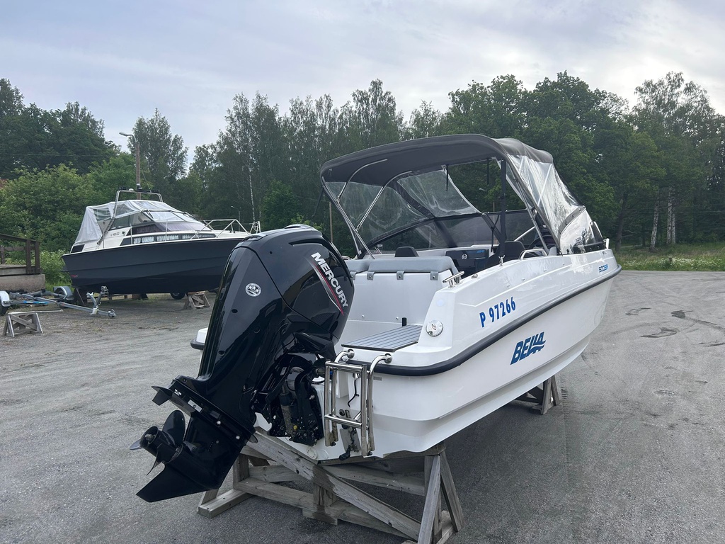 Bella 500BR + Mercury F80