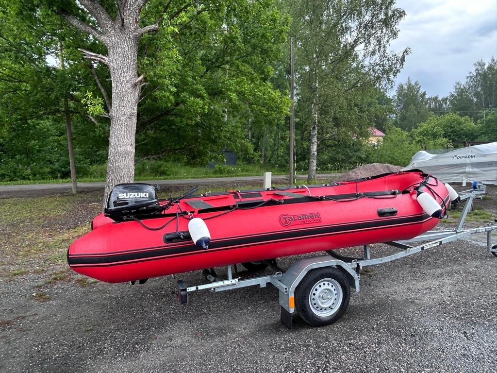 Talamex 450 + Suzuki DF20 + Trailermate DTV-228