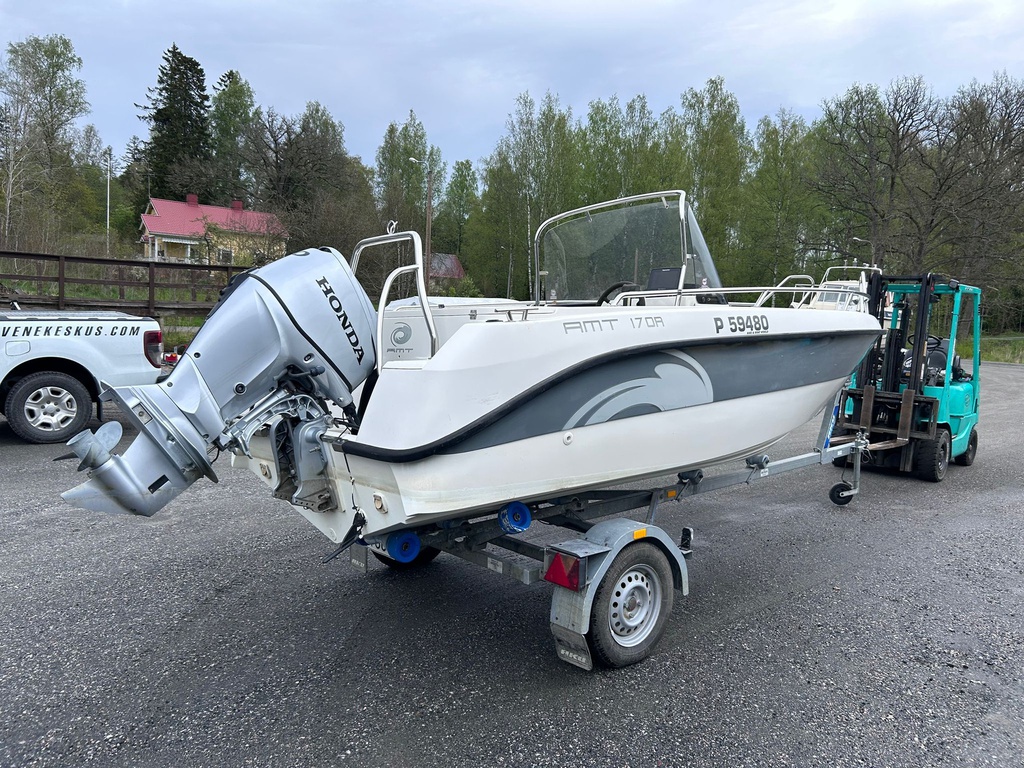 AMT 170R + Honda BF60 + Trailer