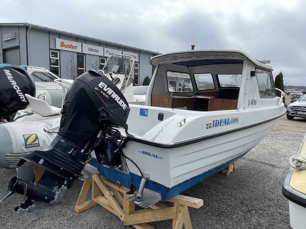 Ideal classic 550ht + evinrude 50hp e-tech 2006