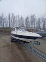 Flipper 630cc -05 + Johnsson 140 hp 4t -05 + 1600kg trailer -85