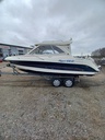 Flipper 630cc -05 + Johnsson 140 hp 4t -05 + 1600kg trailer -85