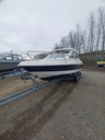Flipper 630cc -05 + Johnsson 140 hp 4t -05 + 1600kg trailer -85
